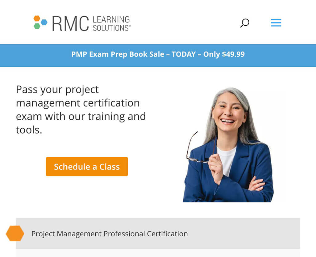 PMP & Project Management Exam Prep - RMC Learning Solutions - rmcls.com